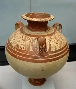 Vase de style mycénien tardif (1400-1100), Staatliche Antikensammlungen de Munich.