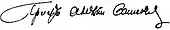 signature d'Alexeï Vassiliev