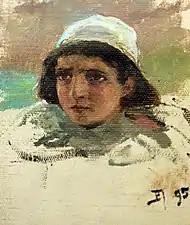 Tête de Jésus enfant, 1895, galerie Tretiakov.