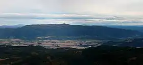 Vue de Vassfjellet depuis Storheia au nord-ouest.