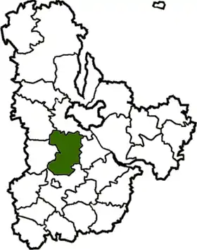 Localisation de Raïon de Vassylkiv