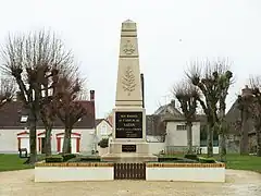 Le monument aux morts en 2016.