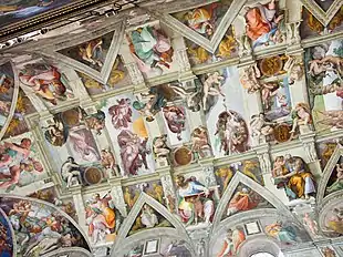 Plafond de la chapelle Sixtine, 1508-1512.