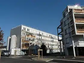 Photographie montrant des immeubles d'habitation dans le quartier de la Grappinière