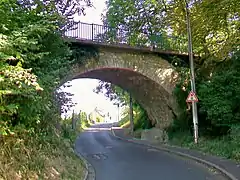 Ancien pont ferroviaire.