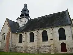 Côté nord de l'église