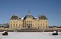 Vaux-le-Vicomte sous la neige, façade sud.