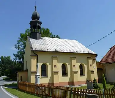 Věřňovice : église Saint-Isidore le Laboureur.