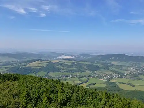 Veřovice : vue générale.