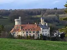 Façade méridionale du château de Veauce