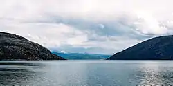 Vue du Vefsnfjord.