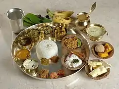 Thali végétarien, l'Andhra Pradesh est célèbre pour sa gastronomie épicée.
