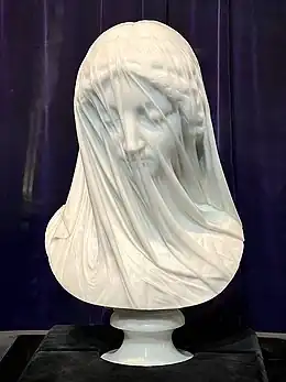 La Vierge voilée de Giovanni Strazza.