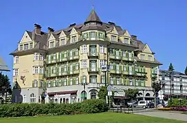 "Hôtel Carinthia", conçu par l'architecte Franz Baumgartner en 1924