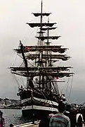 L'Amerigo Vespucci au port de Saint-Malo