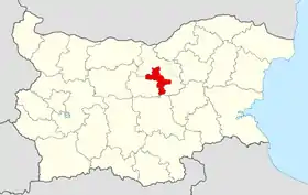 Localisation de Veliko Tarnovo