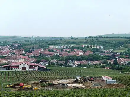 Vue générale de Velké Pavlovice.