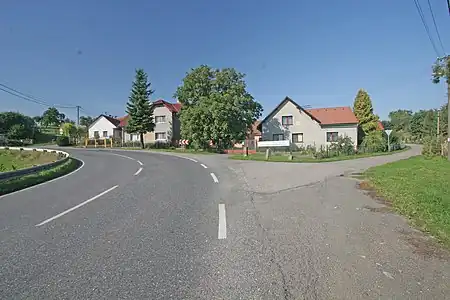 Rue à Velký Třebešov.