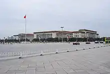Palais de l'Assemblée du Peuple, 1959. Pékin. Architecte Zhang Bo. Ordre colossal de la colonnade classique