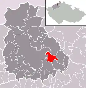 Localisation de Velké Březno
