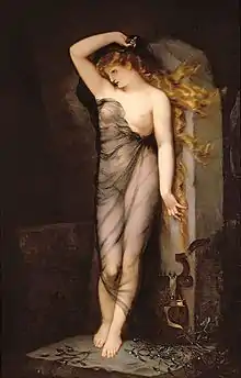 Velleda (vers 1869), huile sur toile, musée des Beaux-Arts de Rennes.