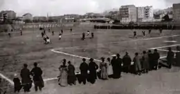 Le Velodromo Umberto I lors d'un match en 1906