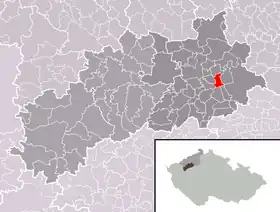 Localisation de Veltěže