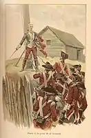 Jean Gaspard de Vence à la prise de l'île de la Grenade, le 4 juillet 1779.