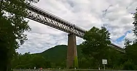 Le viaduc de la Sumène, dans le Cantal.