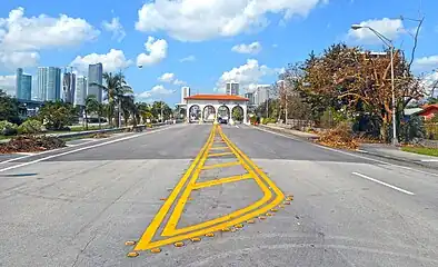 Poste de péage, sur Biscayne Island