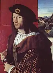 Portrait de gentilhomme1512, Rome