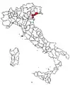 L'actuelle Province de Venise.