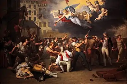 (Attribution) La Vengeance populaire après la prise de la Bastille (1793-1794), Paris, musée Carnavalet.