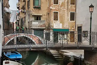 Le pont privé près de S.Cassiano