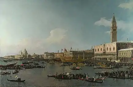 Le Bassin de San Marco le jour de l'Ascension, vers 1740National Gallery, Londres