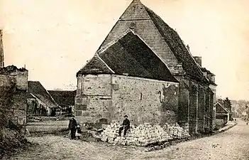 L'ancienne chapelle Notre-Dame-des-Monts au début du XXe siècle.