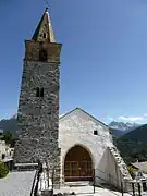 L'église paroissiale de Vercorin.