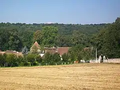 La ferme vue du château