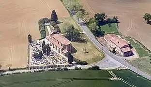 Vue aérienne de Saint-Sernin-des-Rais