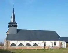 Vergies, l'église.