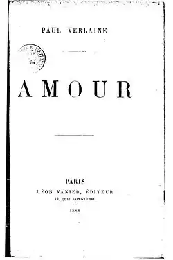 Image illustrative de l’article Amour (Verlaine)