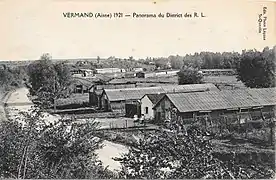 Les maisons provisoire en 1921.