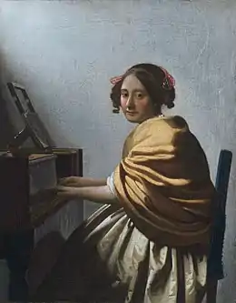 Johannes Vermeer, Dame jouant du virginal (1670-1672), coll. part., États-Unis