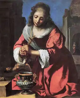 Sainte Praxède, 1655, Tokyo, musée national de l'Art occidental.