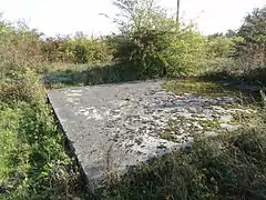 Emplacement de l'autre ventilateur d'aérage.