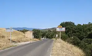 Entrée du hameau de Cazan.