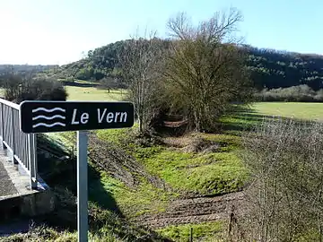 Le Vern à sec au même endroit.