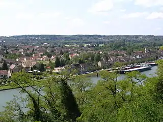 Vue sur Saint-Mammès.