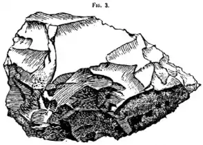 « Tête de lance » acheuléenne (selon Chabas).