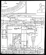 Le plan de la fosse vers 1900.